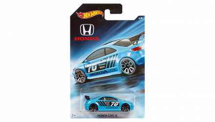 Тематична Машинка Hot Wheels Honda Civic Si Honda 70th Anniversary 1:64 FKD26 Light Blue - Retromagaz, image 1