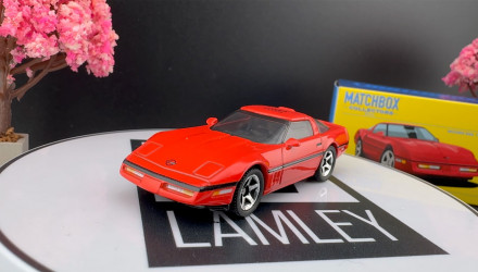 Машинка Premium Matchbox 1990 Chevy Corvette ZR1 Collectors 1:64 JJV94 Red - Retromagaz, image 1