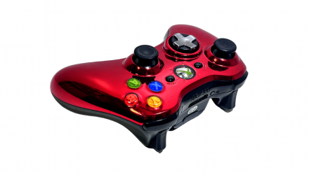 Геймпад Бездротовий Microsoft Xbox 360 Chrome Series Red Б/У - Retromagaz, image 1