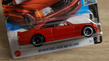 Набір Машинка Базова Hot Wheels '89 Mercedes-Benz 560 SEC AMG HTB70 Red  + HKG45 Black + HKK85 Metallic Silver - Retromagaz, image 5