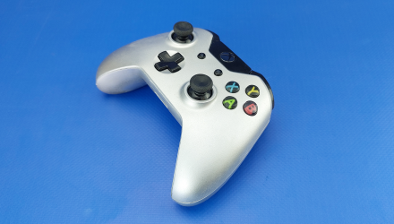 Геймпад Беспроводной Microsoft Xbox One Version 1 Silver Black Б/У Нормальный - Retromagaz, image 1