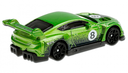 Машинка Базова Hot Wheels 2018 Bentley Continental GT3 Nightburnerz 1:64 GHB29 Green - Retromagaz, image 3