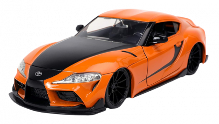 Машинка Jada 2020 Toyota Supra GR F9 Saga Fast & Furious 1:24 Orange - Retromagaz, image 1