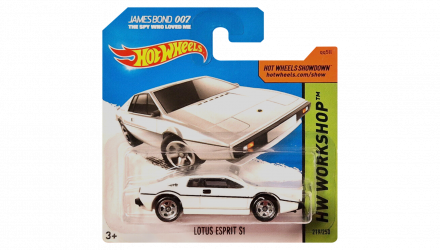 Машинка Базова Hot Wheels Lotus Esprit S1 James Bond 007 The Spy Who Loved Me Workshop 1:64 CFG74 White - Retromagaz, image 1