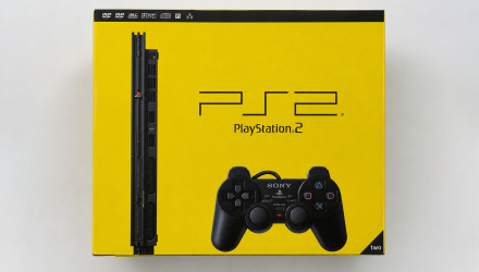 Коробка Sony PlayStation 2 Slim SCPH-7xxx + Тримач Консолі Black Б/У - Retromagaz, image 1