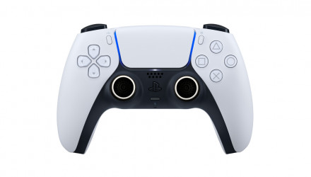 Набор Геймпад Беспроводной Sony PlayStation 5 DualSense White Новый  + Накладки на Стики RMC PlayStation 5 4 3 2 1 Xbox Black White - Retromagaz, image 2