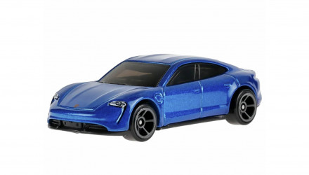Машинка Базовая Hot Wheels Porsche Porsche Taycan Turbo S EV 1:64 JJL01 Blue - Retromagaz, image 1