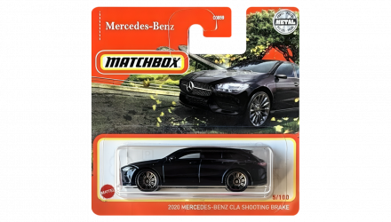 Машинка Большой Город Matchbox 2020 Mercedes-Benz CLA Shooting Brake Highway 1:64 GXM34 Black - Retromagaz, image 1