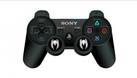 Накладки на Стики 2шт RMC Spider-Man PlayStation 5 4 3 2 1 Xbox Series One 360 Switch 2 Black White - Retromagaz, image 2