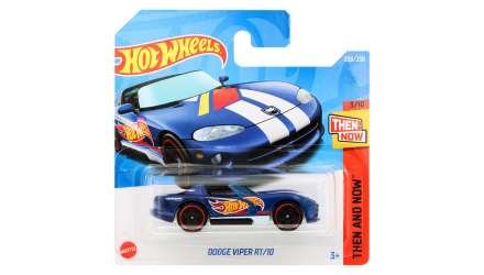 Машинка Базовая Hot Wheels Dodge Viper RT/10 Then and Now 1:64 HCV80 Blue - Retromagaz, image 1