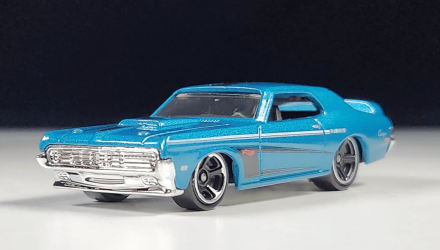 Машинка Базова Hot Wheels '69 Mercury Cougar Eliminator Muscle Mania 1:64 HTC59 Blue - Retromagaz, image 1