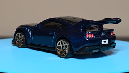 Машинка Базовая Hot Wheels Ford Mustang GTD Mustang 60th 1:64 JBB93 Blue - Retromagaz, image 3