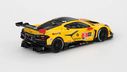Машинка Premium MINI GT Chevrolet Corvette Z06 GT3.R#3 Corvette Racing 1:64 MGT01168-CH Yellow - Retromagaz, image 2