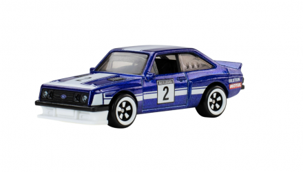 Тематична Машинка Hot Wheels Ford Escort RS 2000 Rally Champs 1:64 JKX63 Blue - Retromagaz, image 1