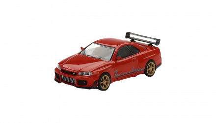 Машинка Premium MINI GT Nissan Skyline GT-R (R34) Tommykaira R-z 1:64 Red - Retromagaz, image 1