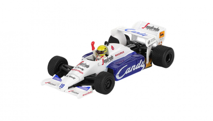 Машинка Premium MINI GT Toleman TG184 - No.19 Ayrton Senna 2nd Monaco GP 1984 1:64 MGT01118 White - Retromagaz, image 1