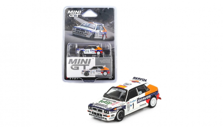 Машинка Premium MINI GT Lancia Delta HF Integrale Evoluzione #1 1993 Rallye Monte-Carlo 1:64 MGT01131 White - Retromagaz, image 4