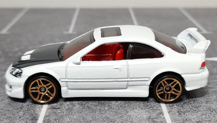 Машинка Базовая Hot Wheels Honda Civic Si J-Imports 1:64 HTD07 White - Retromagaz, image 3