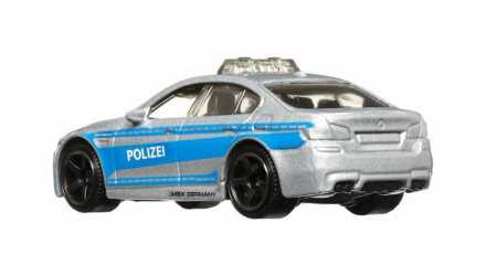 Тематична Машинка Matchbox BMW M5 Police European Streets 1:64 JCH20 Silver - Retromagaz, image 3