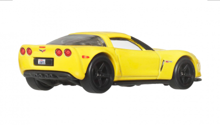Машинка Premium 2шт Hot Wheels 2012 Corvette Z06 /2003 Dodge Viper SRT-10 2-Packs 1:64 JHW54 Yellow - Retromagaz, image 5