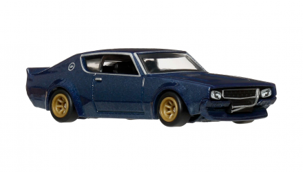 Машинка Premium Hot Wheels Nissan Skyline 2000GT-R LBWK Car Culture 1:64 JKF11 Blue - Retromagaz, image 4