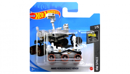 Машинка Базова Hot Wheels Mars Perseverance Rover Space 1:64 GRY73 White - Retromagaz, image 1