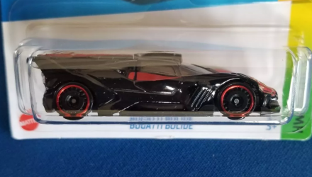 Машинка Базова Hot Wheels Bugatti Bolide Exotics 1:64 HTF08 Black - Retromagaz, image 1