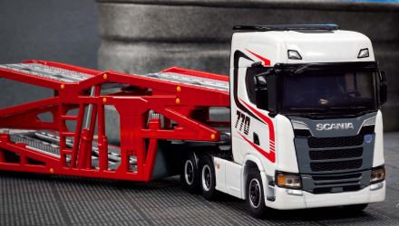 Машинка Premium Hot Wheels Scania 770 S Elite 64 1:64 HWR95 White - Retromagaz, image 2