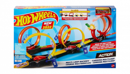 Трек Hot Wheels Карколомні Трюки в Петлях Track Builder HDR83 Новий - Retromagaz, image 1