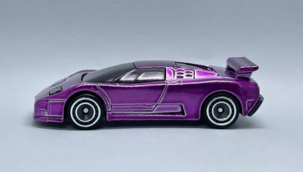 Машинка Базова Hot Wheels '94 Bugatti EB110 SS Super Treasure Hunt STH Race Day 1:64 JCB45 Purple - Retromagaz, image 3