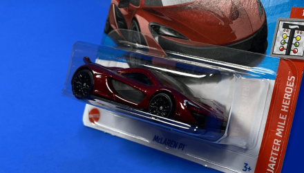 Машинка Базовая Hot Wheels McLaren P1 Quarter Mile Heroes 1:64 HTD92 Red - Retromagaz, image 2