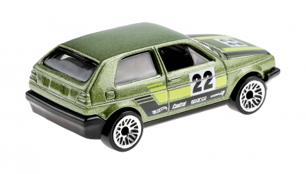 Тематична Машинка Hot Wheels Volkswagen Golf MK2 Cult Racers 1:64 GRP20 Green - Retromagaz, image 3