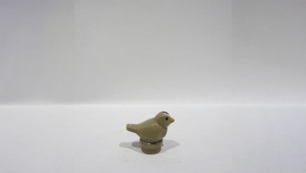 Фигурка Lego Воздух Bird Small with Black Eyes Animals 41835pb03 6483284 Dark Tan Б/У - Retromagaz, image 4