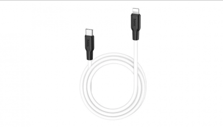 Кабель Hoco X21 Plus 3A 20W USB Type-C - Lightning White 1m - Retromagaz, image 1