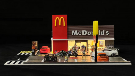 Діорама G-Fans McD Building 1:64 710033 Black - Retromagaz, image 4