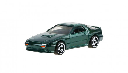 Машинка Базова Hot Wheels '89 Mazda Savanna RX-7 FC3S HW J-Imports 1:64 JJL69 Green - Retromagaz, image 1