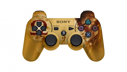 Геймпад Бездротовий Sony PlayStation 3 God of War Limited Edition Gold Б/У - Retromagaz, image 1