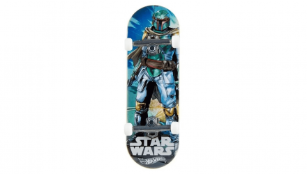 Скейт и Обувь для Пальчиков Hot Wheels Boba Fett Star Wars 1:64 HNG34 Blue - Retromagaz, image 2