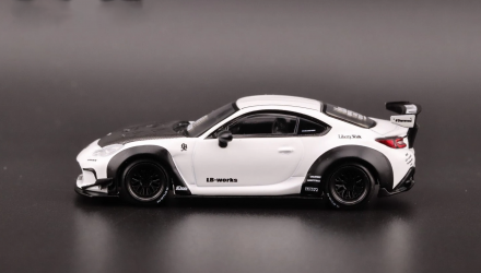 Машинка Premium MINI GT GR86 LB Nation 1:64 MGT00769 White - Retromagaz, image 1