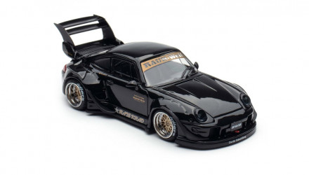 Машинка Premium Ignition Model Porsche Porsche RWB 993 1:64 IG3870 Black - Retromagaz, image 4