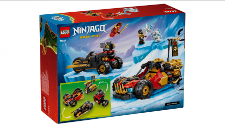 Конструктор Lego Без Фигурок Комбинированые Транспортные Средтва Кая и Коула Ninjago 71864 Новый - Retromagaz, image 4