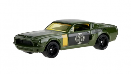 Машинка Базова Hot Wheels '68 Shelby GT500 HW Torque 1:64 JJK24 Green - Retromagaz, image 1