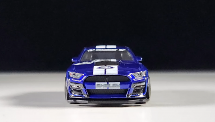 Тематическая Машинка Hot Wheels 2020 Ford Mustang Shelby GT500 Gran Turismo 1:64 HRV66 Blue - Retromagaz, image 4