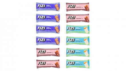 Упаковка Батончиков Fizi Протеновых Ассорти Mood Booster Box 12 Батончиков 450g - Retromagaz, image 1