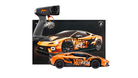 Машинка Радиоуправляемая Hot Wheels Lamborghini Temerario Alleggerita 1:64 JHW60 Orange - Retromagaz, image 1