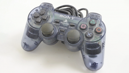 Геймпад Проводной Sony PlayStation 2 SCPH-10010 DualShock 2 Smoke Clear Grey Б/У - Retromagaz, image 1