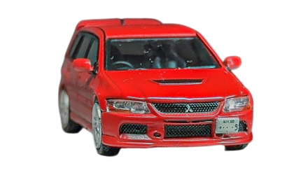 Машинка Premium Tarmac Works Mitsubishi Lancer Evolution Wagon ROAD64 1:64 Red - Retromagaz, image 1