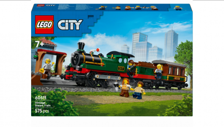 Конструктор Lego Старовинний Паровоз City 60511 - Retromagaz, image 1