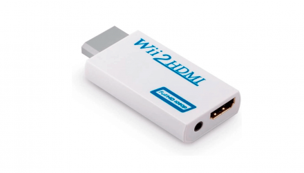 Адаптер RMC Wii Converter HDMI 1.4 + Jack 3.5 - AV Multi Out White Б/У - Retromagaz, image 1