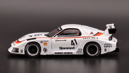Машинка Premium MINI GT Mazda RX-7 LB-Super Silhouette #41 1:64 MGT00773-CH White - Retromagaz, image 3